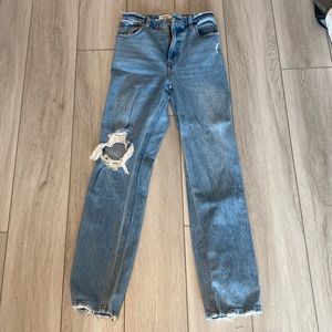Abercrombie 90s straight ultra high rise jeans